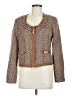 Ellen Tracy Tweed Brown Jacket Size 6 - photo 1