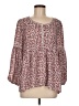 Max Studio 100% Polyester Burgundy 3/4 Sleeve Blouse Size M - photo 1