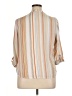 Sara Michelle Stripes Ivory 3/4 Sleeve Blouse Size XL - photo 2