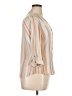 Sara Michelle Stripes Ivory 3/4 Sleeve Blouse Size XL - photo 4
