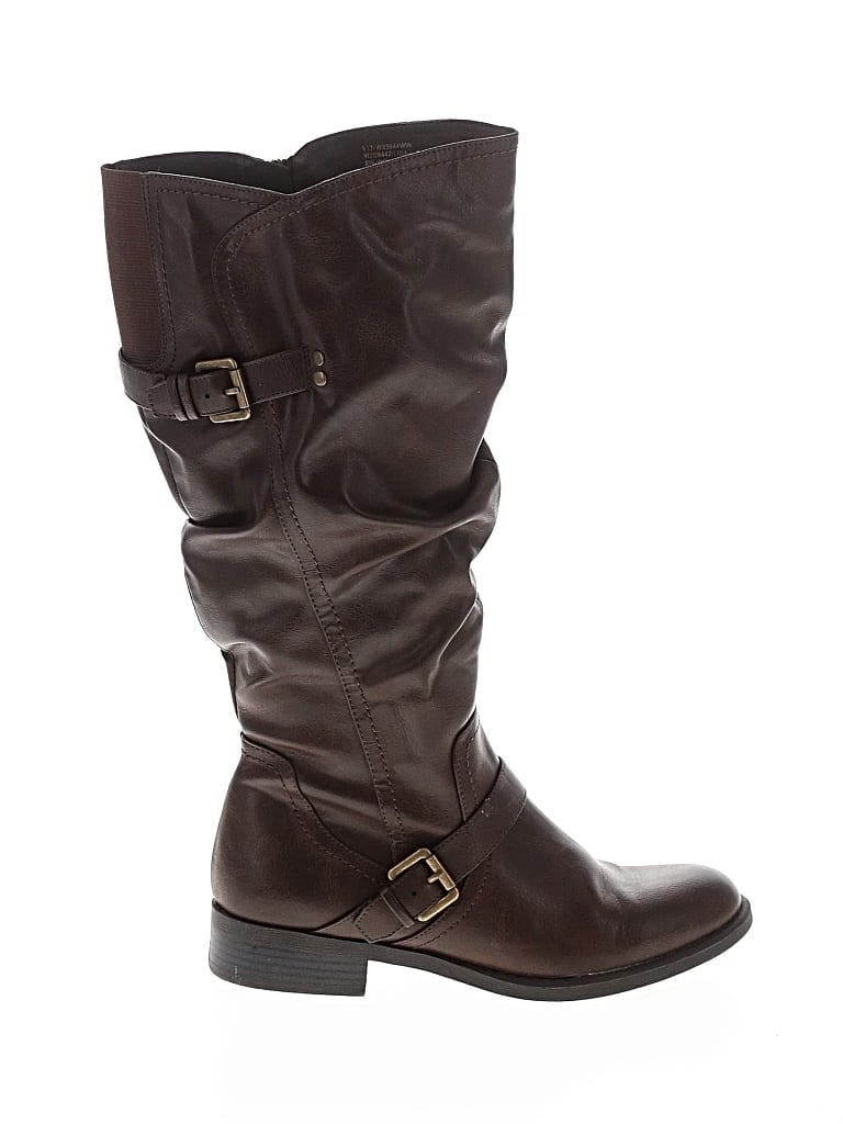 Pre-owned White Mountain Boots In Brown