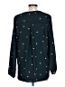 West Kei 100% Polyester Teal Long Sleeve Blouse Size L - photo 2