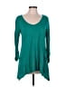 Cupio 100% Viscose Teal 3/4 Sleeve Top Size L - photo 1