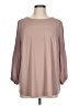 Adrianna Papell Tan 3/4 Sleeve Blouse Size L (estimated) - photo 1