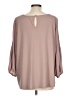 Adrianna Papell Tan 3/4 Sleeve Blouse Size L (estimated) - photo 2