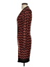 Theme 100% Viscose Red Gray Cardigan Size S - photo 5
