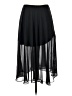 Soprano 100% Polyester Solid Black Formal Skirt Size S - photo 1