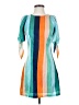 Ali & Jay 100% Polyester Color Block Orange Casual Dress Size XS - photo 1