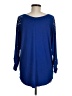 Grace Elements Blue Long Sleeve Blouse Size M - photo 2