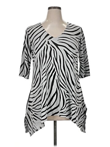 J Valdi Short Sleeve Blouse (view 1)