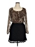 Unbranded Animal Print Brown Cocktail Dress Size XL (estimated) - photo 1