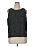 Leslie Fay 100% Polyester Gray Sleeveless Top Size 16 - photo 1
