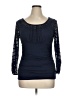 AB Studio Blue 3/4 Sleeve Top Size XL - photo 1