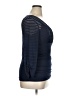 AB Studio Blue 3/4 Sleeve Top Size XL - photo 4