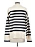 Zara Stripes Ivory Turtleneck Sweater Size S - photo 2