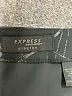 Express Graphic Black Faux Leather Skirt Size 9 - 10 - photo 4