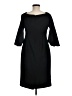 Chelsea28 Solid Black Casual Dress Size 8 - photo 2
