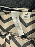 Tacera 100% Polyester Chevron-herringbone Silver 3/4 Sleeve Blouse Size 2X - photo 7