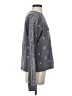 Monrow Stars Gray Pullover Sweater Size S - photo 4