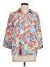 Alfred Dunner 100% Polyester Color Block Orange Blue 3/4 Sleeve Blouse Size L - photo 1