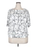 Cynthia Rowley 100% Cotton White Short Sleeve Blouse Size 3X - photo 1