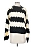 Line & Dot 100% Polyester Stripes Ivory Pullover Sweater Size XS - photo 1