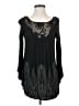 Language Los Angeles Black Long Sleeve Blouse Size XS - photo 1