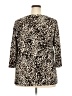 Cj Banks Animal Print Brown 3/4 Sleeve Blouse Size 2X - photo 2