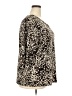 Cj Banks Animal Print Brown 3/4 Sleeve Blouse Size 2X - photo 4