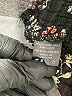 iris 100% Polyester Black 3/4 Sleeve Blouse Size S - photo 8