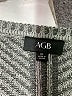 AGB 100% Acrylic Chevron-herringbone Gray Pullover Sweater Size XL - photo 7