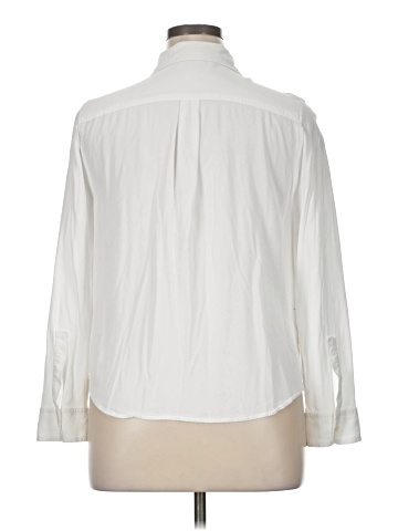 CALVIN KLEIN JEANS 3/4 Sleeve Button-Down Shirt (view 2)