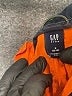 Gap Kids 100% Cotton Solid Orange Windbreaker Size 5 - 6 - photo 3