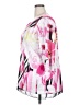 Cj Banks 100% Polyester Pink 3/4 Sleeve Blouse Size 2X - photo 5