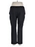 dalia Solid Gray Active Pants Size XL - photo 2