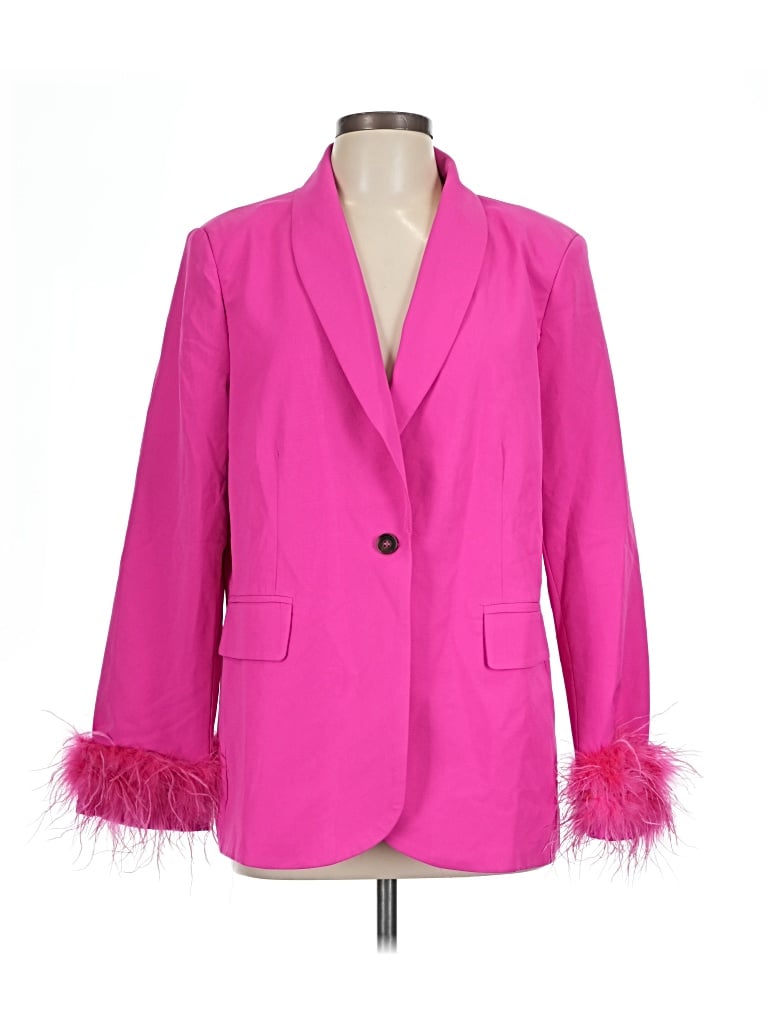 Pre-owned Finesse Blazer Jacket In Pink