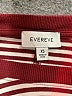 Evereve Stripes Burgundy Long Sleeve Top Size XS - photo 7
