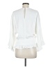 Etcetera 100% Viscose Ivory Long Sleeve Blouse Size 6 - photo 2