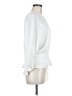 Etcetera 100% Viscose Ivory Long Sleeve Blouse Size 6 - photo 4