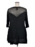 Assorted Brands Black 3/4 Sleeve T-Shirt Size 3X - photo 2