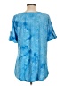 Sami & JO Stars Blue Short Sleeve Blouse Size L - photo 2