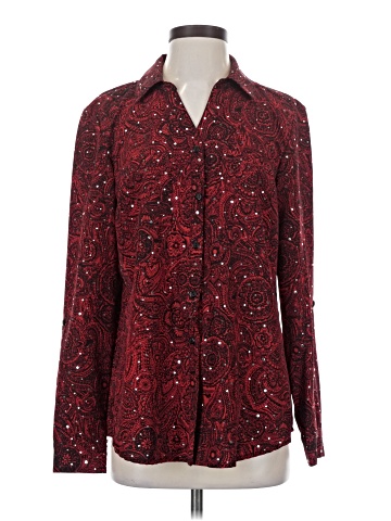 Rebecca Malone Long Sleeve Button-Down Shirt (view 1)