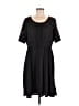 NY Collection Chevron-herringbone Black Casual Dress One size - photo 1