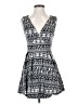 Miami Graphic Gray Cocktail Dress Size S - photo 1