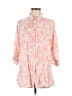 L Space 100% Rayon Pink 3/4 Sleeve Button-Down Shirt Size XS - Sm - photo 1