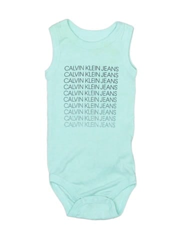 CALVIN KLEIN JEANS Short Sleeve Onesie (view 1)