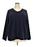 Basic Editions 100% Polyester Blue Pullover Sweater Size 2X - photo 1