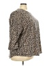 Crown & Ivy Animal Print Brown 3/4 Sleeve Blouse Size 4X - photo 4