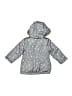 OshKosh B'gosh 100% Polyester Hearts Gray Snow Jacket 9-12 MO / 12 MO - photo 2