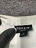 Torrid 100% Polyester Stripes Ivory 3/4 Sleeve Blouse Size 2X Plus (2) - photo 7